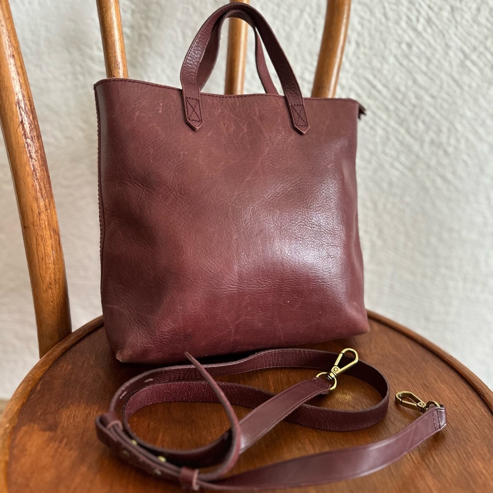 Madewell Burgundy Leather Crossbody